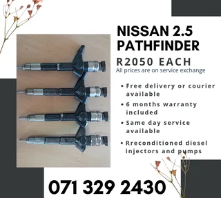 Nissan Pathfinder 2.5 Injectors For Sale With Warranty