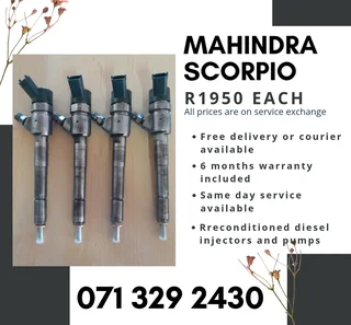 Mahindra Scorpio Injectors For Sale With Warranty Included