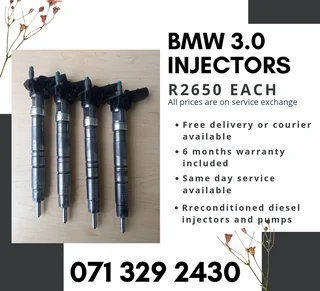 Bmw 3.0 Injectors For Sale With Warranty Included