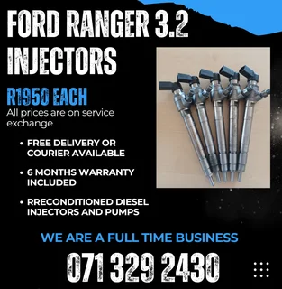 Ford Ranger 3.2 Injectors For Sale With Warranty Included