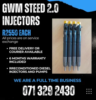 Gwm Steed 2.0 Injectors For Sale With
