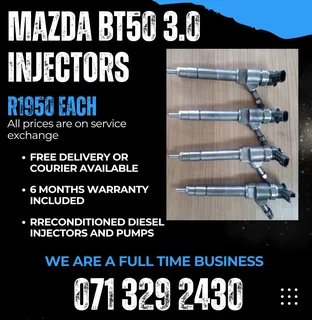 Mazda Bt50 3.0 Injectors For Sale With Warranty Included