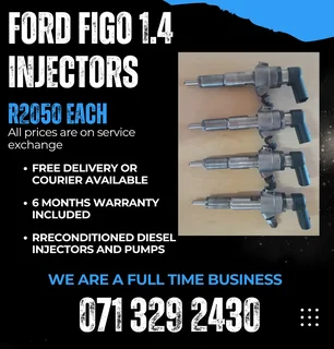 Ford Figo 1.4 Injectors For Sale With Warranty Included