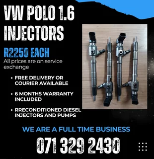Vw Polo 1.6 Injectors For Sale With Warranty