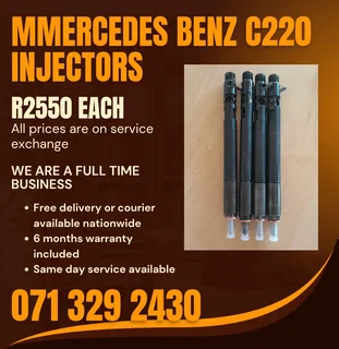 Mercedes Benz C220 Injectors For Sale With Warranty Included