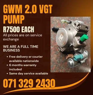 Gwm 2.0 Pump For Sale With Warranty Included