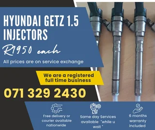 Hyundai Getz 1.5 Injectors For Sale With Warranty