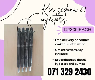 Kia Sedona 2.9 Injectors For Sale With Warranty Included