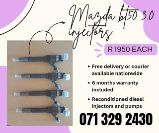 Mazda Bt50 3.0 Injectors For Sale With Warranty