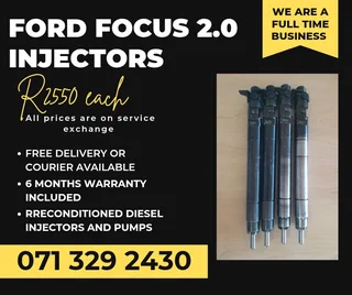 Ford Focus 2.0 Injectors For Sale With Warranty Included