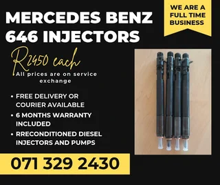 Mercedes Benz 646 Injectors For Sale With Warranty Included