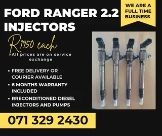 Ford Ranger 2.2 Injectors For Sale With Warranty