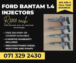 Ford Bantam 1.4 Injectors For Sale With Warranty Included