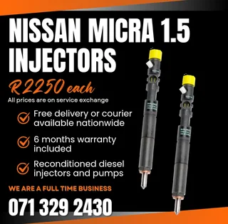 Nissan Micra 1.5 Injectors For Sale With Warranty