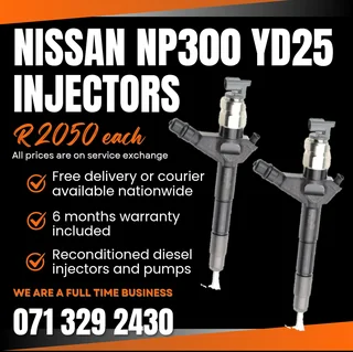 Nissan Np300 Yd25 Injectors For Sale With Warranty