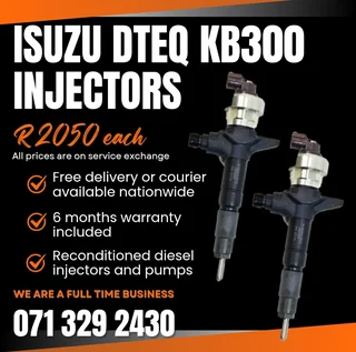 Isuzu Dteq Kb300 Injectors For Sale With Warranty Included