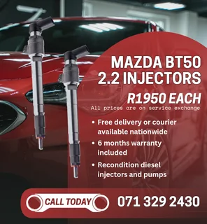 Mazda Bt50 2.2 Injectors For Sale With Warranty Included