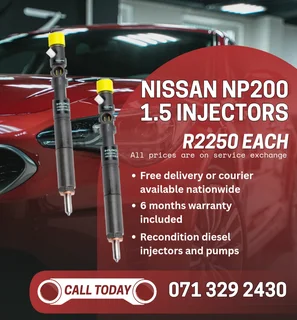 Nissan Np200 1.5 Injectors For Sale With Warranty Included