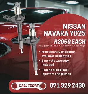Nissan Navara Yd25 Injectors For Sale With Warranty Included