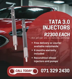 Tata 3.0 Injectors For Sale With Warranty Included