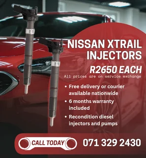 Nissan Xtrail 2.0 Injectors For Sale With Warranty Included