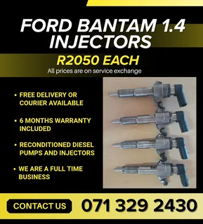 Ford Bantam 1.4 Injectors For Sale With