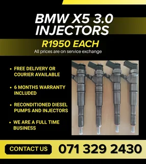 Bmw X5 3.0 Injectors For Sale With Warranty Included