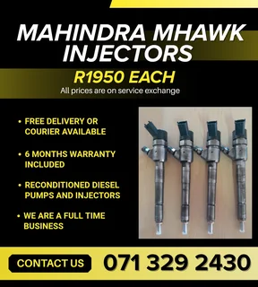 Mahindra Mhawk Injectors For Sale With Warranty