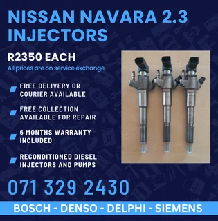 Nissan Navara 2.3 Injectors For Sale With Warranty