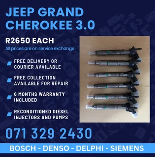 Jeep Grand Cherokee 3.0 Injectors For Sale With Warranty