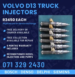 Volvo D13 Truck Injectors For Sale With Warranty