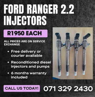 Ford Ranger 2.2 Injectors For Sale With Warranty