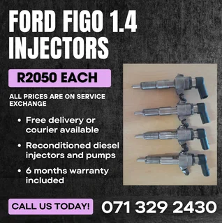 Ford Figo 1.4 Injectors For Sale With Warranty