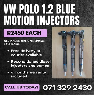 Vw Polo Blue Motion 1.2 Injectors For Sale With Warranty