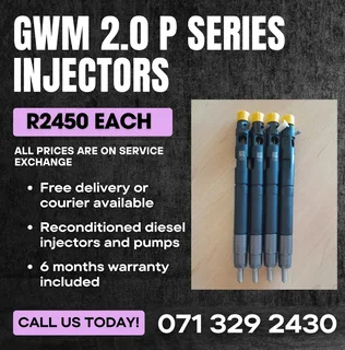 Gwm 2.0 P Series Injectors For Sale With Warranty