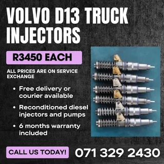 Volvo D13 Truck Injectors For Sale With Warranty Included