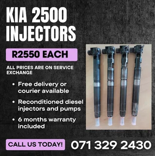 Kia 2500 Injectors For Sale With Warranty Included In