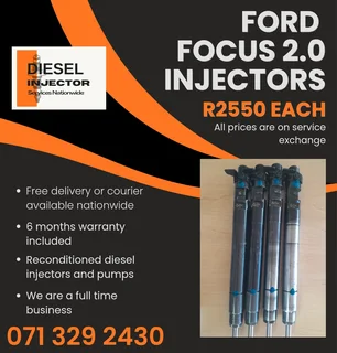 Ford Focus 2.0 Injectors For Sale With Warranty
