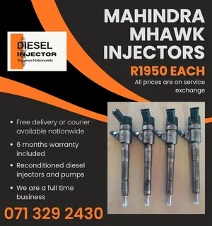 Mahindra Mhawk 2.2 Injectors For Sale With Warranty