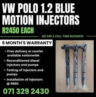 Vw Polo 1.2 Blue Motion Injectors For Sale With Warranty
