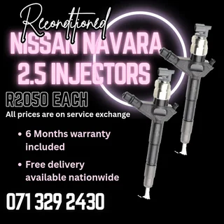 Nissan Navara 2.5 Injectors For Sale With Warranty