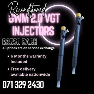 Gwm 2.0 Vgt Injectors For Sale With Warranty