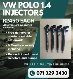 Vw Polo 1.4 Injectors For Sale With Warranty Included