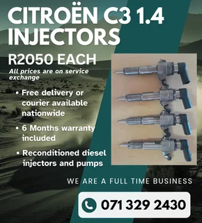Citroën C3 1.4 Injectors For Sale With Warranty