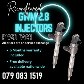 Gwm 2.8 Injectors For Sale With Warranty