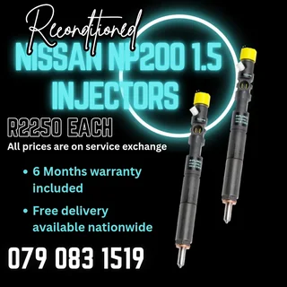 Nissan Np200 1.5 Injectors For Sale With Warranty