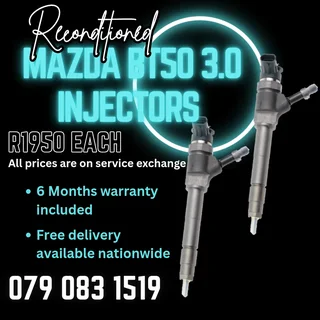 Mazda Bt50 3.0 Injectors For Sale With Warranty Included