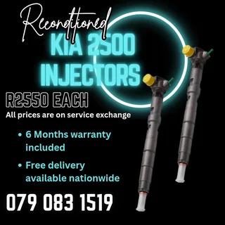 Kia 2500 Injectors For Sale With Warranty Included