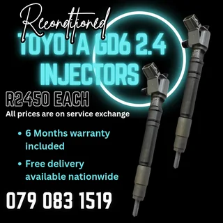 Toyota Gd6 2.4 Injectors For Sale With Warranty