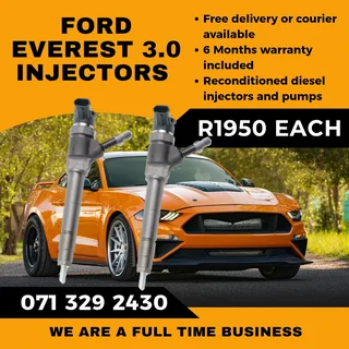 Ford Everest 3.0 Injectors For Sale With Warranty Included